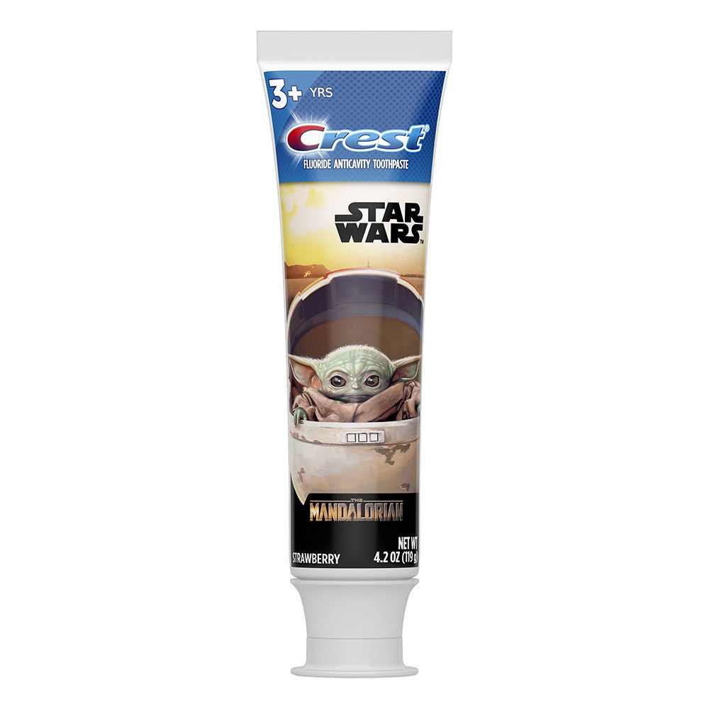 Crest Kids Toothpaste Featuring Star Wars The Mandalorian, Strawberry Flavor, 4.2 Oz